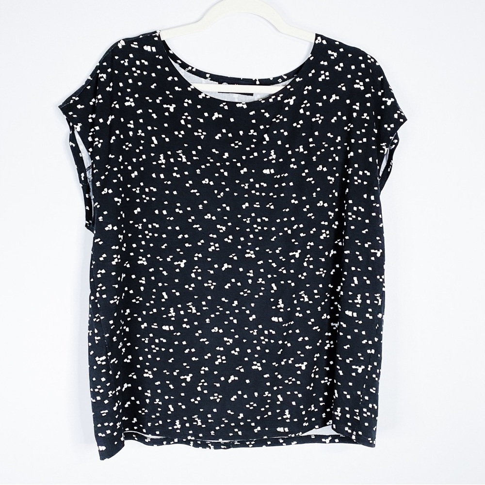 A-Line Hawaii - Black & White Printed Top